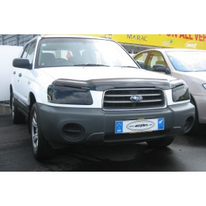 Защита фар Subaru Forester 2002-2006 тёмная - фото 1 - id-p28785863