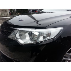 Защита фар Toyota Camry 50 2012-2014 (UAE type) прозрачная