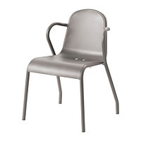 Садовый стул ТУНХОЛЬМЕН серый ИКЕА, IKEA