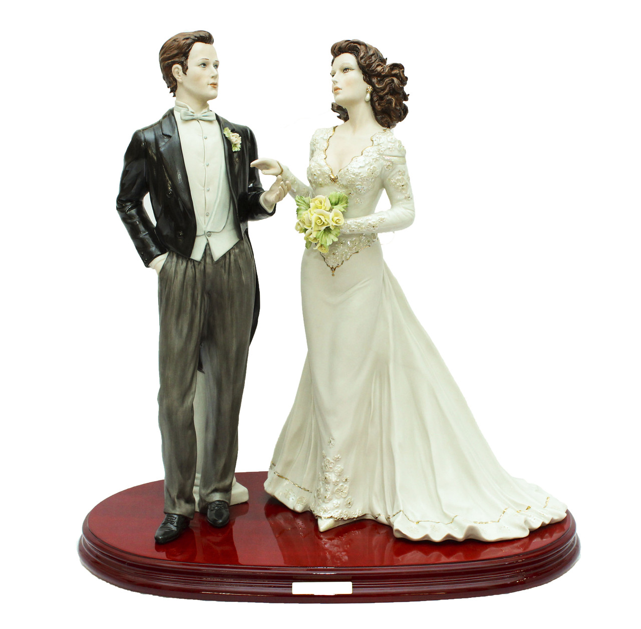 Фарфоровая статуэтка Свадебная пара. Италия, ручная работа - фото 1 - id-p3127020