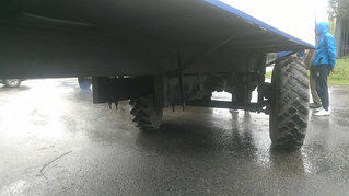 Утепленный вагон на шасси 9 метров для полевого стана 5