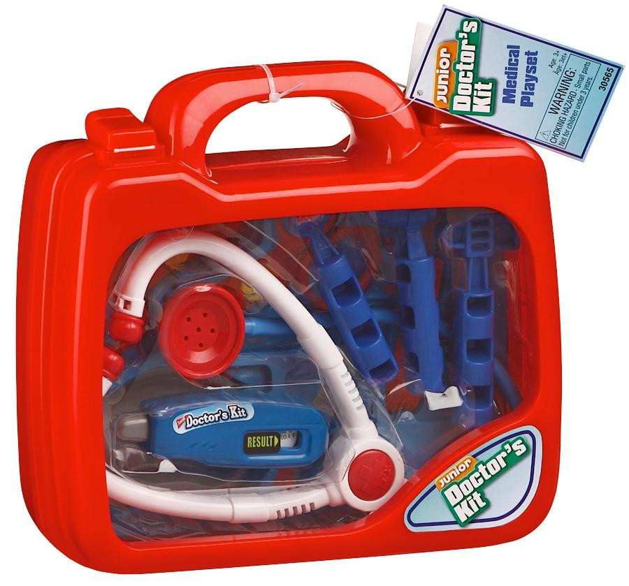 Keenway Игровой набор доктора Doctors Kit в чемоданчике (звук), 10 предметов - фото 1 - id-p28991756