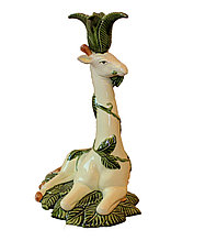 Подсвечник Жираф. Керамика, Италия