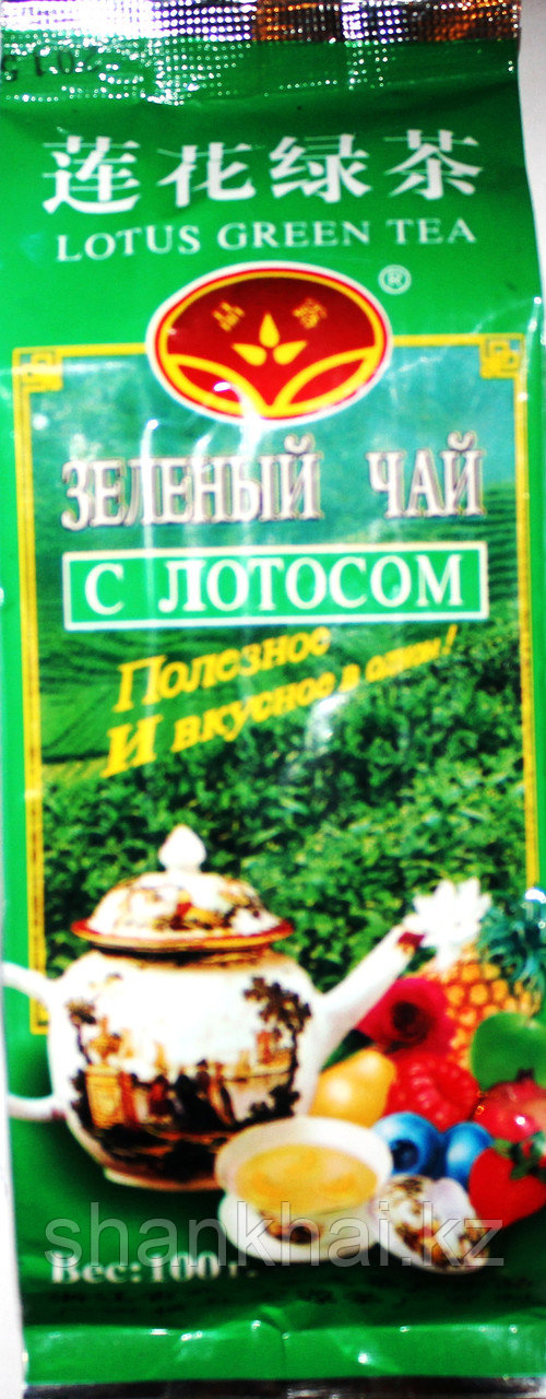 Зеленый чай с лотосом 100г, фото 1