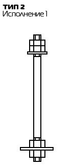 Болт 2.1М42х1500 ГОСТ 24379.1-2012