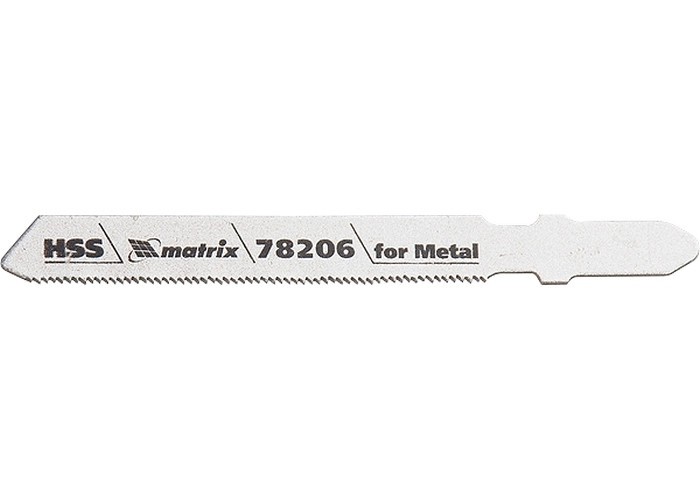 Полотна для электролобзика по металлу 3шт 50*0,8мм T118G HSS MATRIX Professional 78206