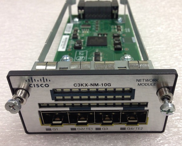 Cisco C3KX-NM-1G Модуль Catalyst 4 порта 1000Base-X (SFP), для коммутаторов Cisco 3750X