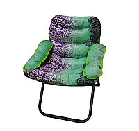 Кресло, 73 * 97 см, фиолетово-зеленый