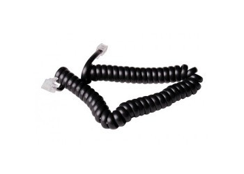Витой шнур телефонный для трубки 4Р4С / RJ11(RJ9), 1.5 м, - фото 2 - id-p18896121
