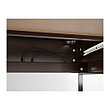Стол письменный МИККЕ черно-коричневый 73x50 см ИКЕА, IKEA, фото 3