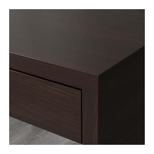 Стол письменный МИККЕ черно-коричневый 73x50 см ИКЕА, IKEA - фото 5 - id-p57035043