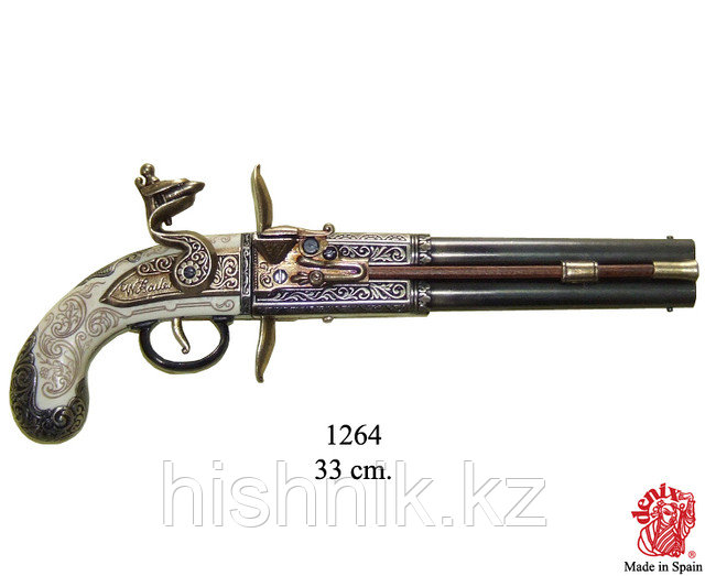 Двуствольный поворотный пистолет, производства W.Bailes, Великобритания, 1750
