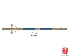 Символический меч Масонов в синих ножнах XVIII-XIX вв