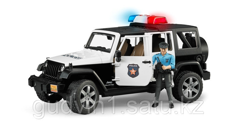 BRUDER ВНЕДОРОЖНИК JEEP WRANGLER UNLIMITED RUBICON ПОЛИЦИЯ С ФИГУРКОЙ АРТИКУЛ: 02-526