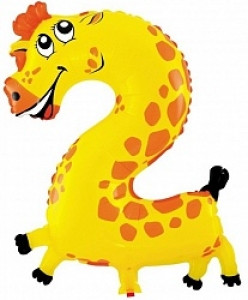 Цифра 2 "Жираф"