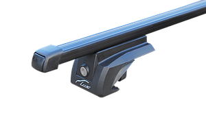 Багажная система "LUX" ЭЛЕГАНТ с дугами 1,2м прямоугольными в пластике для а/м с рейлингами