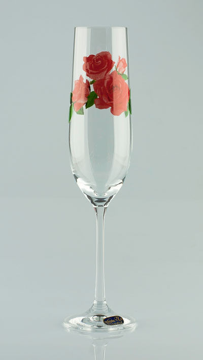 Фужеры Viola шампанское 190мл. 6шт. богемское стекло, Чехия 40729-OA973-190