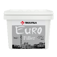 Акриловая влагостойкая шпатлевка для стен и потолков Euro Filler