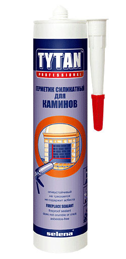 TYTAN герметик для каминов 1250 С (310 мл) черный