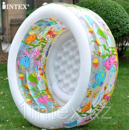 Надувной бассейн Аквариум INTEX Deluxe с надувным дном - фото 2 - id-p29683252