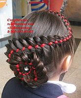 Плетение кос в экспресс-студии Изюминка Алматы 