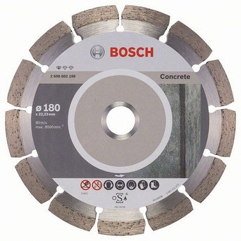 Диск алмазный 180*22,23мм BOSCH Professional for Concrete 2608602199
