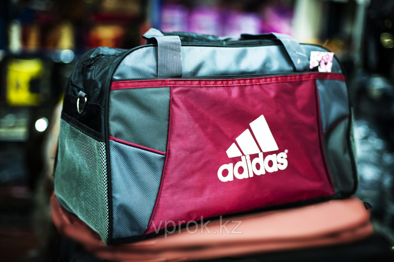 Спортивная дорожная сумка "ADIDAS", большая 50х24х30см, (серая) - фото 1 - id-p29965410