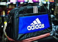 Спортивная дорожная сумка "ADIDAS", большая 58х22х36cм, (черная)