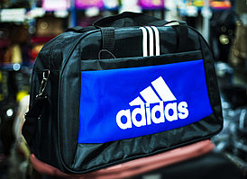 Спортивная дорожная сумка "ADIDAS", большая 58х22х36cм, (черная)