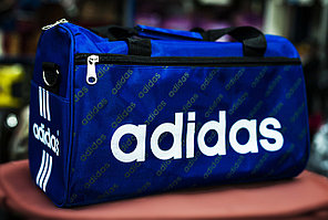 Спортивная дорожная сумка "ADIDAS", средняя 40х20х24см, (синяя)