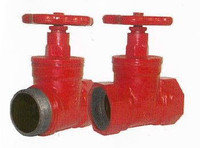 Пожарный кран КПК-50 прямой (чугунный)