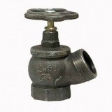 Пожарный кран КПК-65 угловой (чугунный)