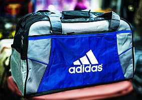 Спортивная дорожная сумка "ADIDAS", большая 50х24х30см, (серая)