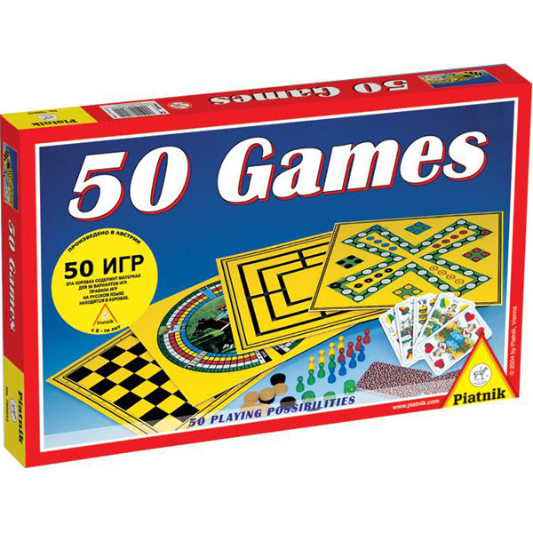 Games Piatnik Набор настольных игр 50 в 1 - фото 1 - id-p30137165