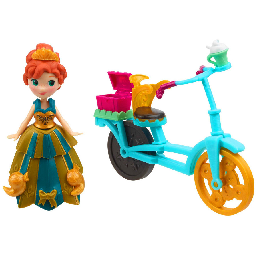 Hasbro Disney Frozen "Маленькое королевство" Анна с велосипедом и аксессуарами - фото 4 - id-p30137227
