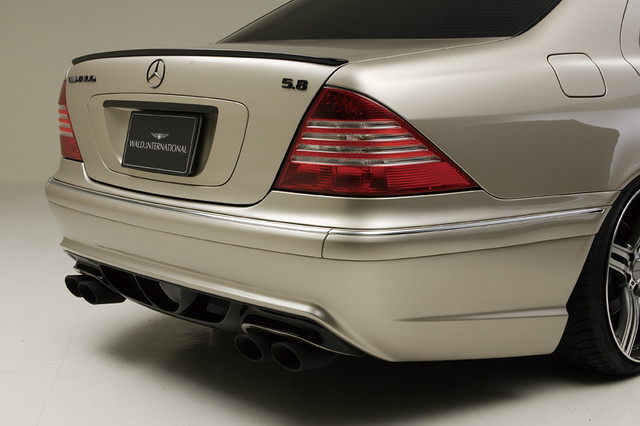 Оригинальный обвес WALD Executive Line W221 Look на Mercedes-Benz S-class W220 - фото 3 - id-p1709731