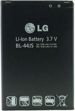 Заводской аккумулятор для LG Lucid VS840 (BL-44JS, 1650mAh)