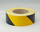 Самоклеющаяся светоотражающая лента желто-черная SH501 5х45,7, фото 2
