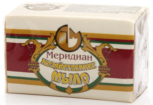 МЫЛО ХОЗЯЙСТВЕННОЕ "Меридиан"(в обертке)72% 200гр., фото 2