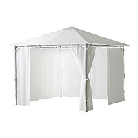 Палатка с гардинами КАРЛСЭ белый 300х300 ИКЕА, IKEA, фото 1