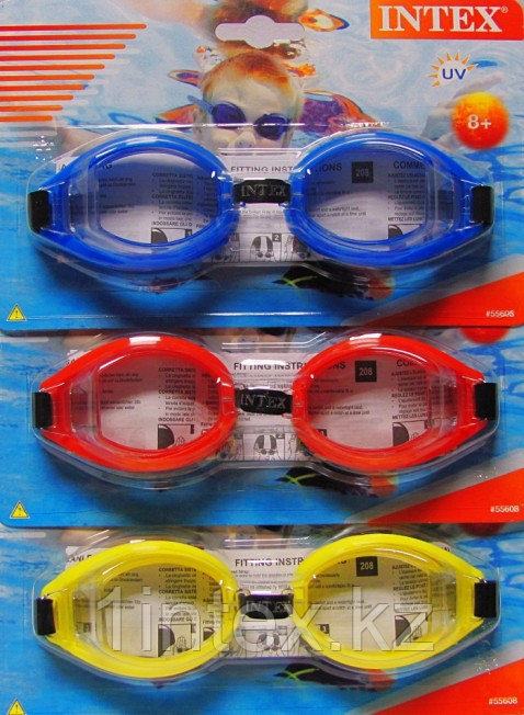 Очки для плавания Intex Splash Goggles - фото 4 - id-p30339924