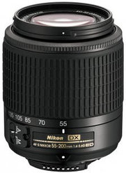 Объективы Nikon 55 - 200mm f/4-5.6 G IF-ED VR II