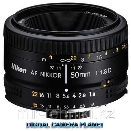 Объектив Nikon 50mm f/1.8D - фото 1 - id-p1713484
