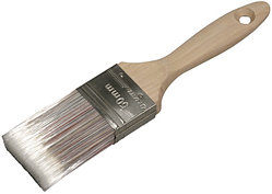 Кисть плоская STAYER  "AQUA-LUX", искусственная щетина, неокрашенная профессиональная деревянная ручка, 25мм