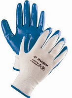 Перчатки ЗУБР "МАСТЕР" маслостойкие для точных работ, с нитриловым покрытием, размер M (8), 11276-M