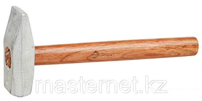 Молоток ЗУБР "МАСТЕР" кованый оцинкованный с деревянной рукояткой, 0,3кг