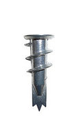 Дюбель ЗУБР "МАСТЕР" металлический со сверлом, для гипсокартона, с оцинкованным саморезом, 33 мм, 3 шт