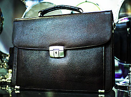 Мужская сумка-портфель "SEHGAL", 25х35см (коричневая)