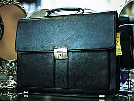 Мужская сумка-портфель "HAPPYPEOPLE", 48х20х35см (черная)