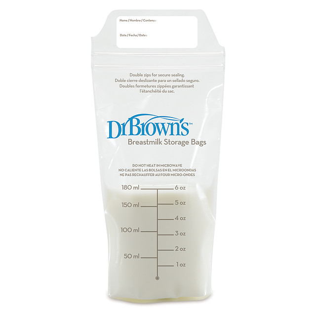 Пакеты для хранения грудного молока Dr'Browns 180 мл - 25 шт - фото 1 - id-p1716306